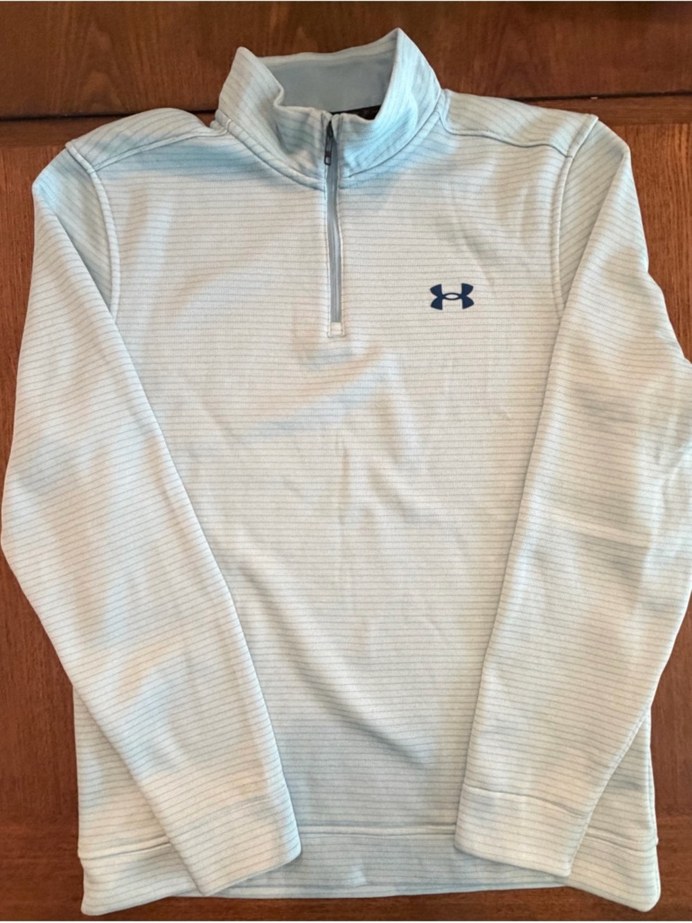 Under Armour Light Teal Quarter-Zip Pullover